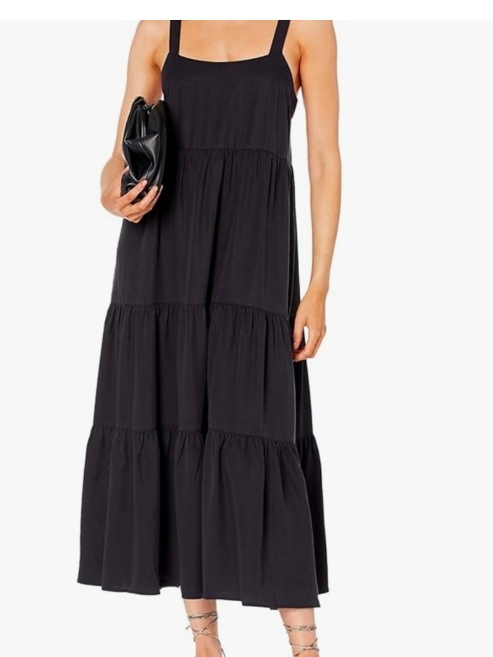 The drop tiered sleeveless dress